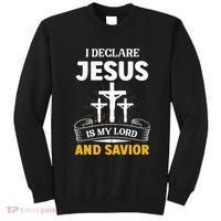 Religious Bible Church Jesus Is My Lord And Savior Sweatshirt thumb 0