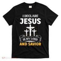 Religious Bible Church Jesus Is My Lord And Savior T-Shirt thumb 0
