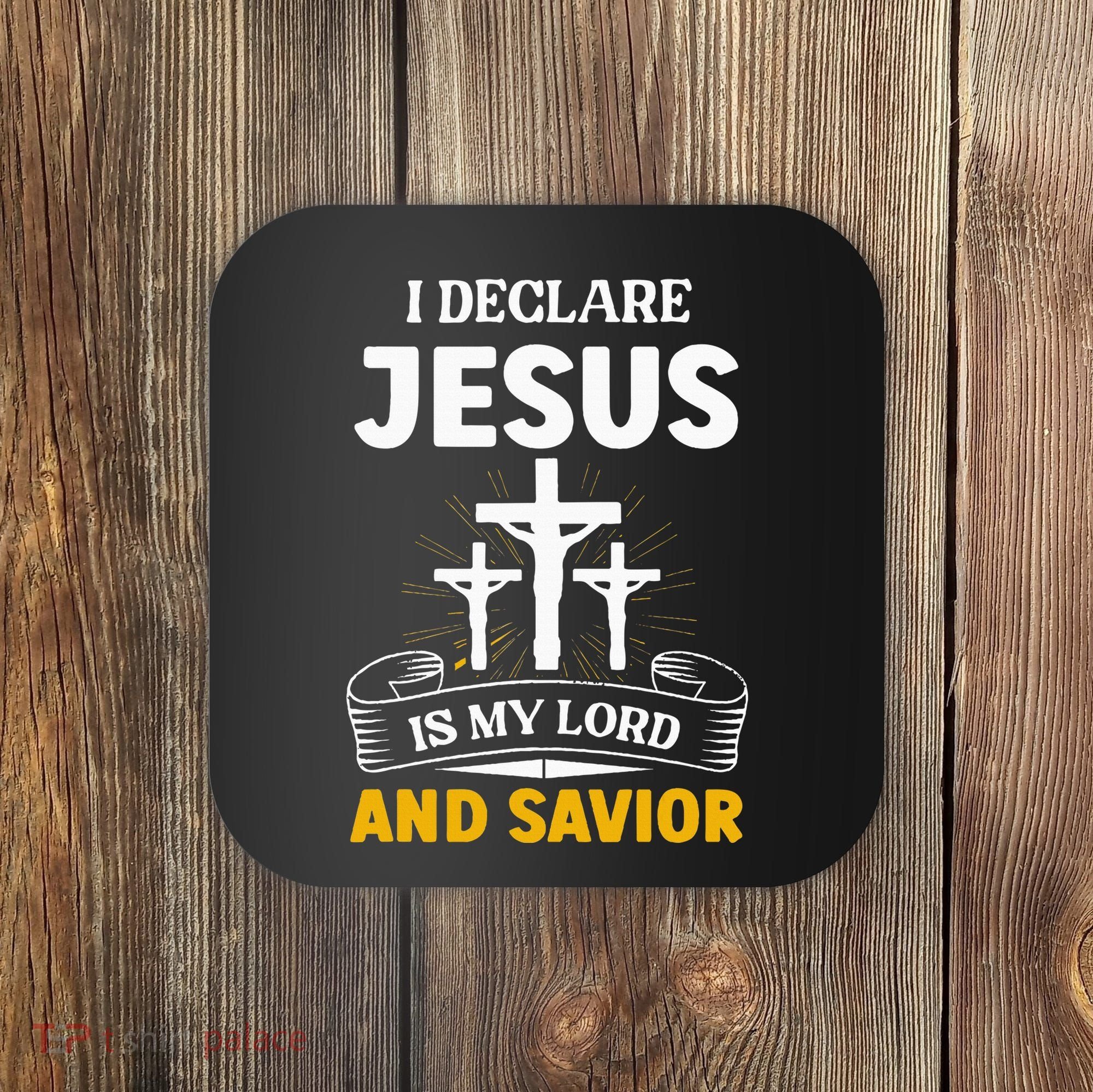Religious Bible Church Jesus Is My Lord And Savior Coaster