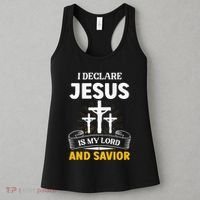 Religious Bible Church Jesus Is My Lord And Savior Women's Tank Top thumb 3