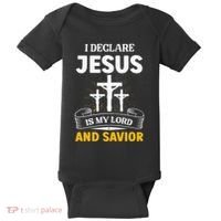 Religious Bible Church Jesus Is My Lord And Savior Baby Bodysuit thumb 0