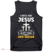 Religious Bible Church Jesus Is My Lord And Savior Tank Top thumb 0
