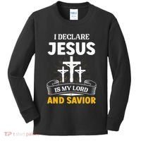 Religious Bible Church Jesus Is My Lord And Savior Kids Long Sleeve Shirt thumb 0