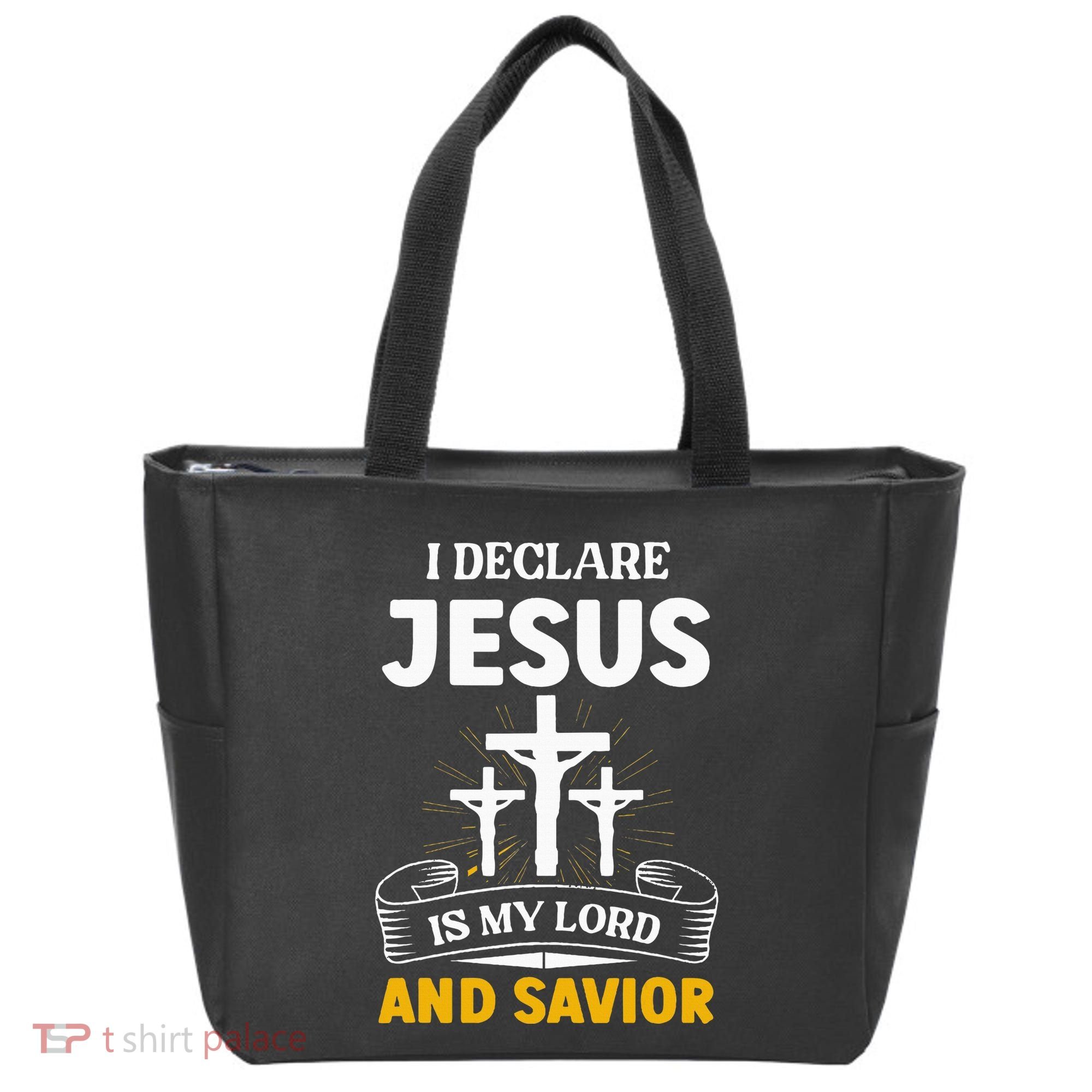 Religious Bible Church Jesus Is My Lord And Savior Tote Bag