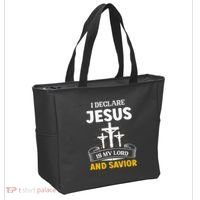 Religious Bible Church Jesus Is My Lord And Savior Tote Bag thumb 2