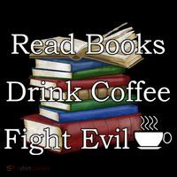 Read Books Coffee Fight Evil Funny Book Reading Meaningful Gift Coffee Mug thumb 5