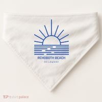 Rehoboth Beach Delaware USA-Made Doggie Bandana thumb 0