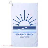 Rehoboth Beach Delaware Golf Towel thumb 0