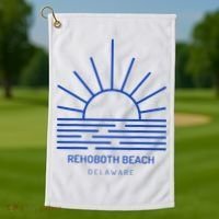 Rehoboth Beach Delaware Golf Towel thumb 1