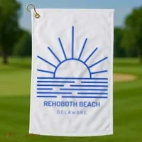 Rehoboth Beach Delaware Golf Towel thumb 1