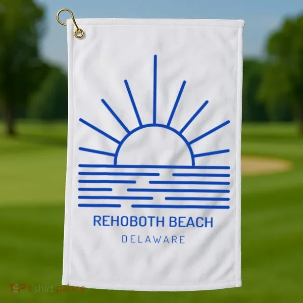 Rehoboth Beach Delaware Golf Towel