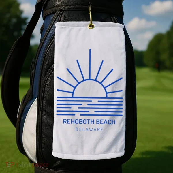 Rehoboth Beach Delaware Golf Towel