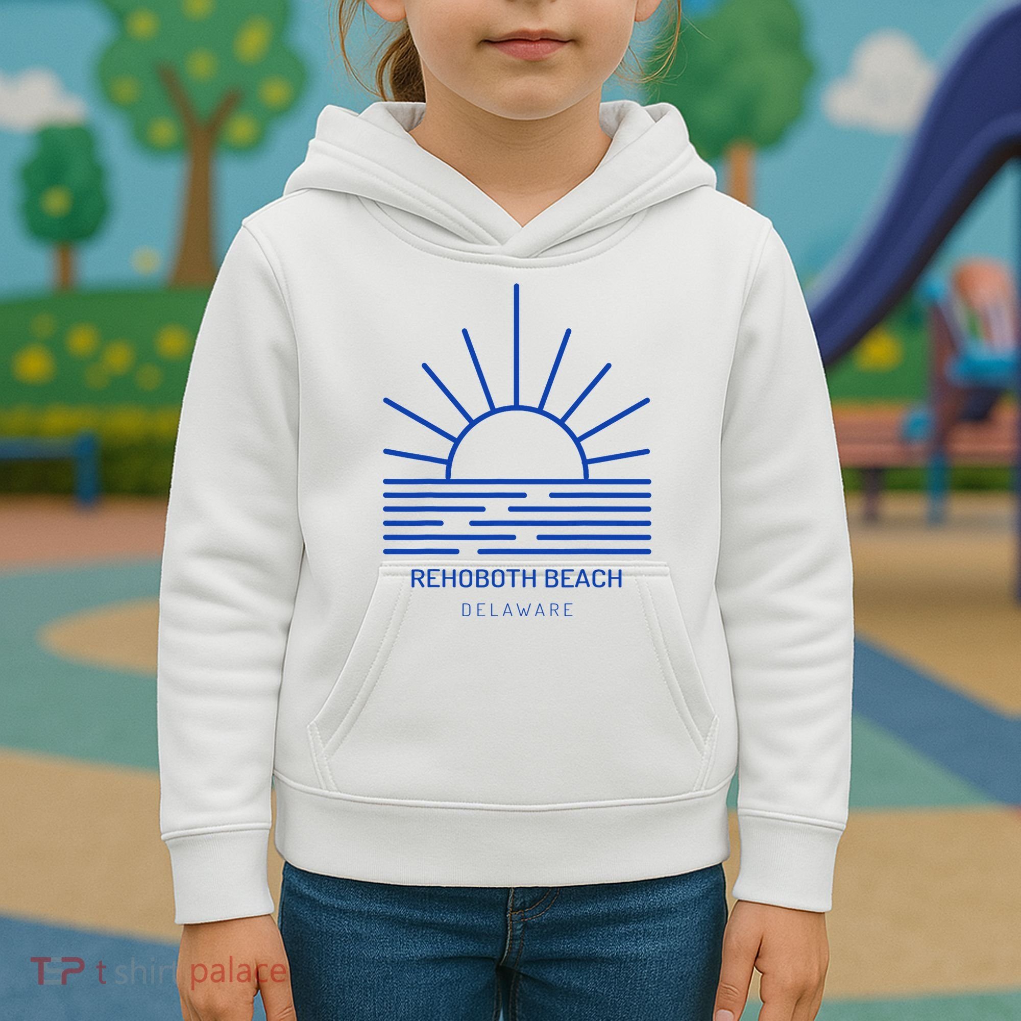 Rehoboth Beach Delaware Kids Hoodie