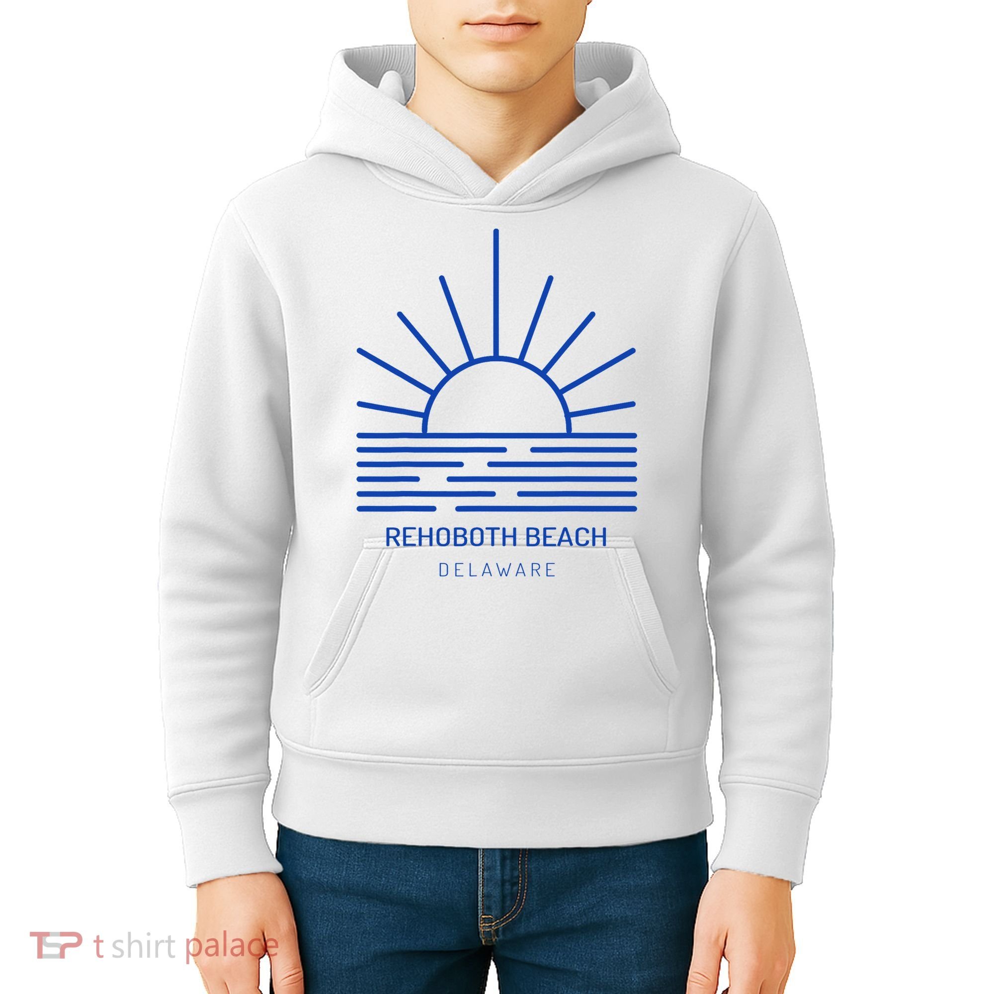 Rehoboth Beach Delaware Kids Hoodie