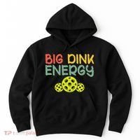Retro Big Dink Energy Pickleball Funny Pickle Ball Lover Hoodie thumb 0