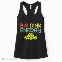 Retro Big Dink Energy Pickleball Funny Pickle Ball Lover Women's Tank Top thumb 0