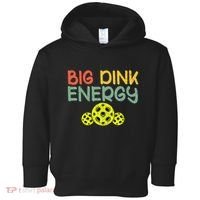 Retro Big Dink Energy Pickleball Funny Pickle Ball Lover Toddler Hoodie thumb 0