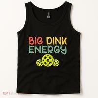 Retro Big Dink Energy Pickleball Funny Pickle Ball Lover Tank Top thumb 2