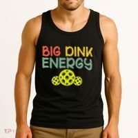 Retro Big Dink Energy Pickleball Funny Pickle Ball Lover Tank Top thumb 3