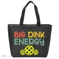 Retro Big Dink Energy Pickleball Funny Pickle Ball Lover Tote Bag thumb 0