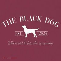 Retro Black Dog Club Old Habits Est. 2024 16oz Travel Tumbler thumb 2