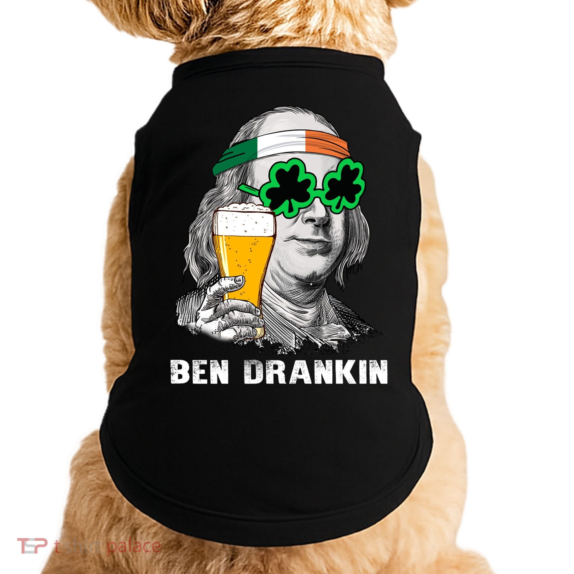 Retro Ben Drankin Beer Holiday Gift St Patricks Day Gift Doggie Tank