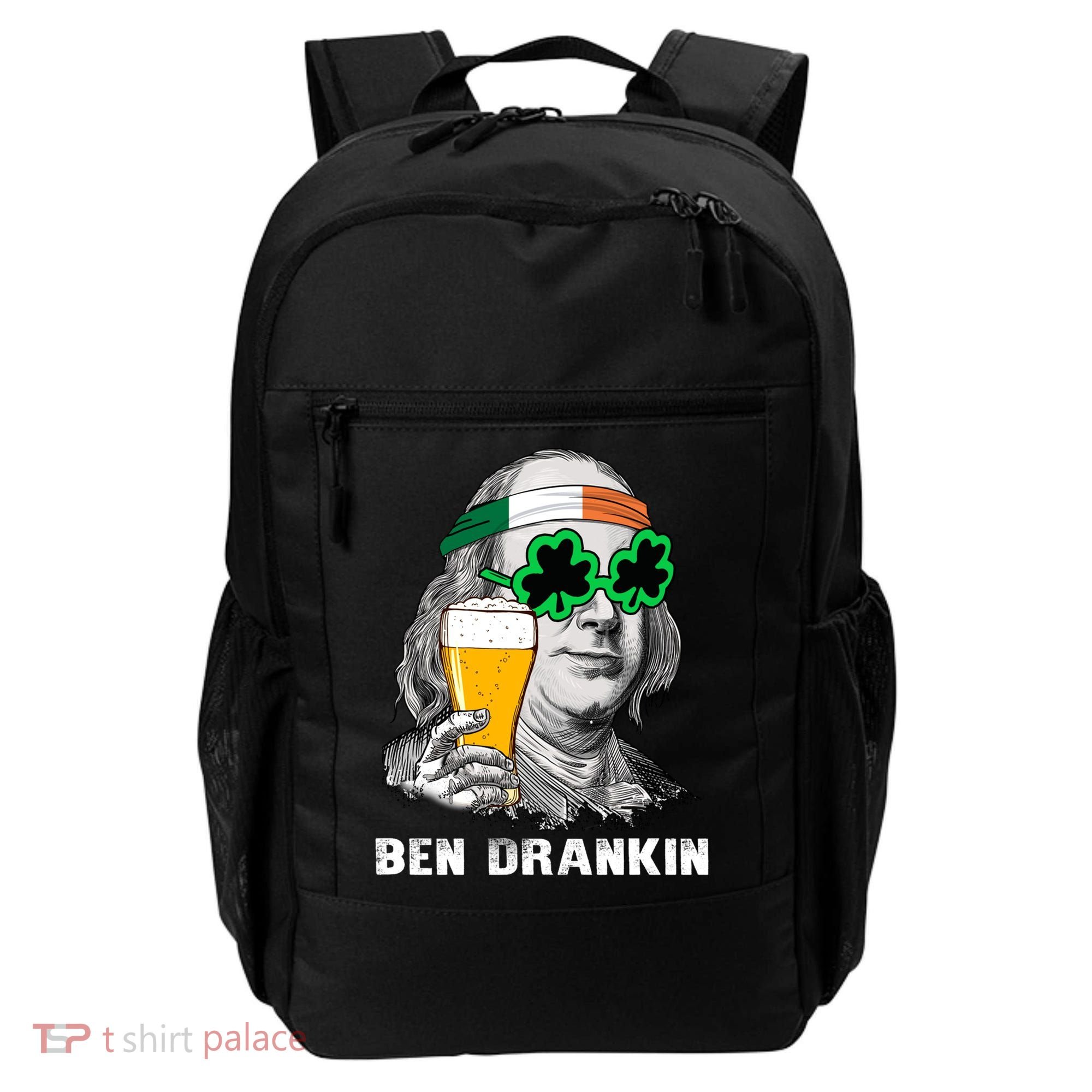 Retro Ben Drankin Beer Holiday Gift St Patricks Day Gift Backpack