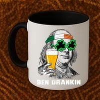 Retro Ben Drankin Beer Holiday Gift St Patricks Day Gift Coffee Mug thumb 2
