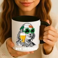 Retro Ben Drankin Beer Holiday Gift St Patricks Day Gift Coffee Mug thumb 3