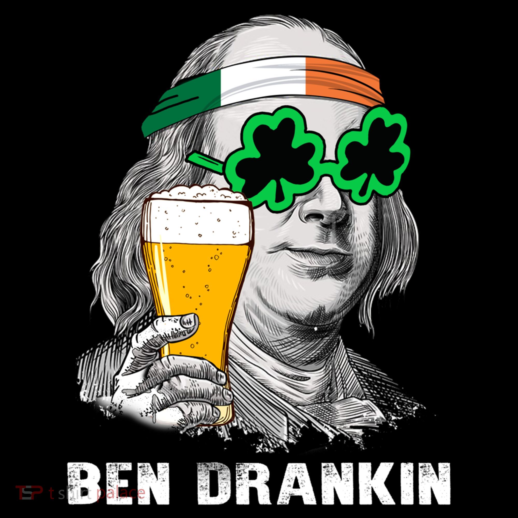 Retro Ben Drankin Beer Holiday Gift St Patricks Day Gift Coffee Mug