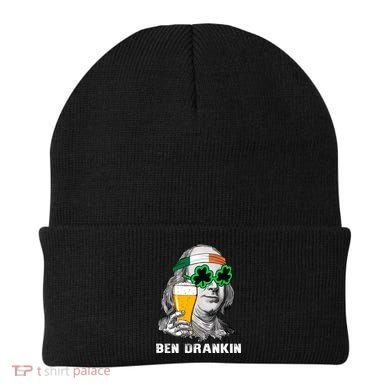 Retro Ben Drankin Beer Holiday Gift St Patricks Day Gift Beanie
