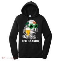 Retro Ben Drankin Beer Holiday Gift St Patricks Day Gift Women's Hoodie thumb 0