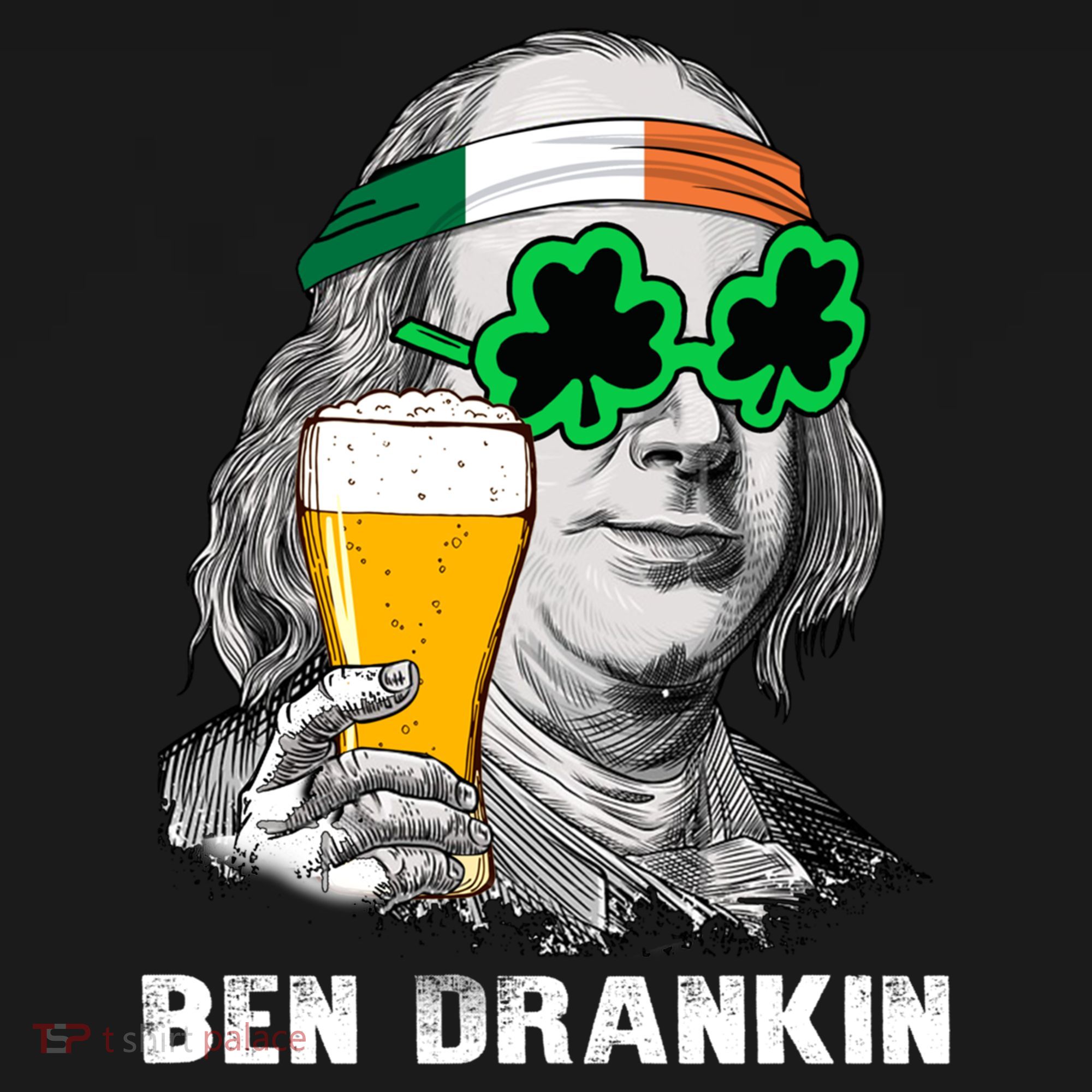 Retro Ben Drankin Beer Holiday Gift St Patricks Day Gift Women's Hoodie