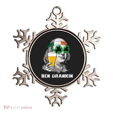 Retro Ben Drankin Beer Holiday Gift St Patricks Day Gift Ornament