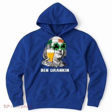 Retro Ben Drankin Beer Holiday Gift St Patricks Day Gift Hoodie