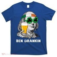 Retro Ben Drankin Beer Holiday Gift St Patricks Day Gift T-Shirt thumb 0