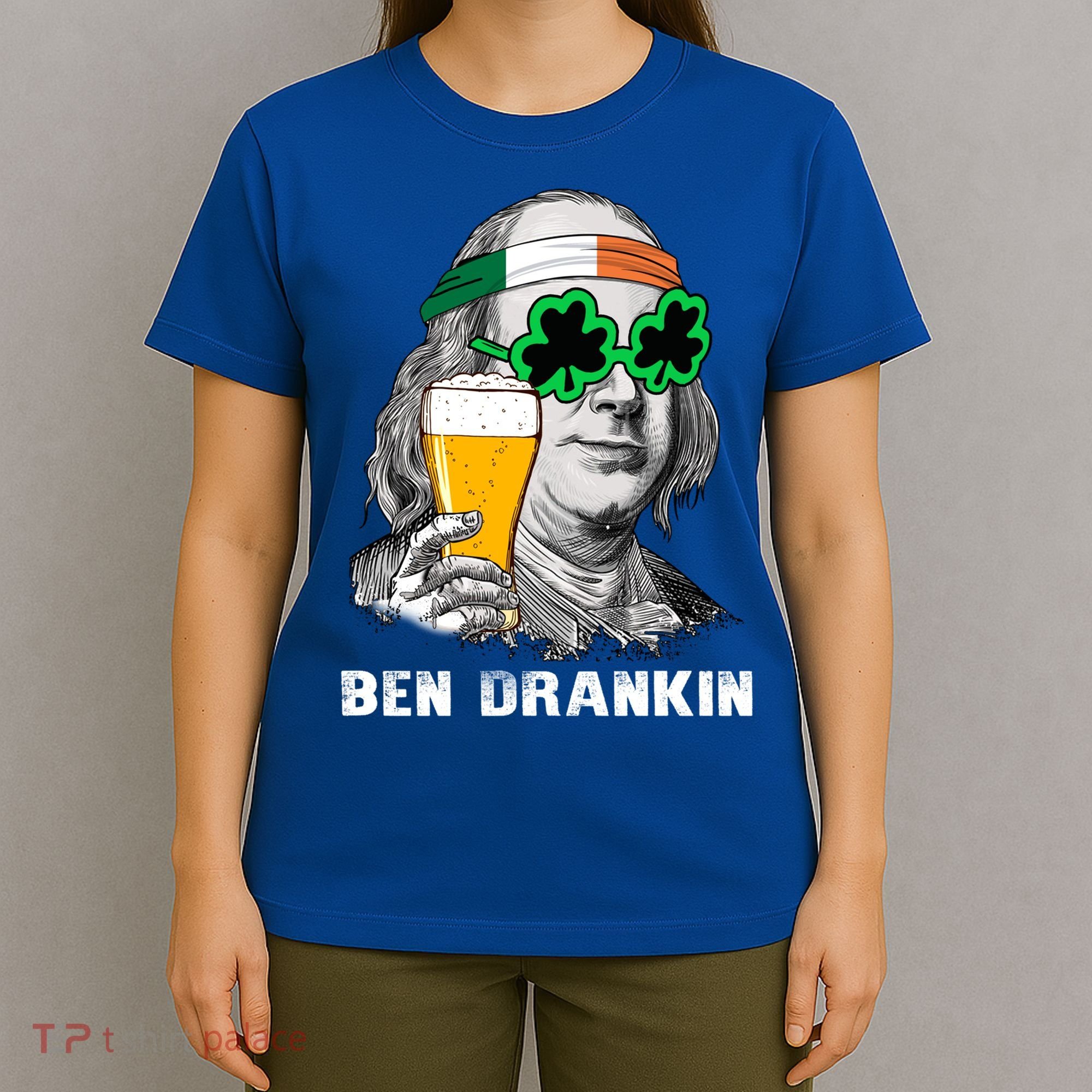 Retro Ben Drankin Beer Holiday Gift St Patricks Day Gift T-Shirt
