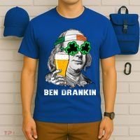 Retro Ben Drankin Beer Holiday Gift St Patricks Day Gift T-Shirt thumb 6