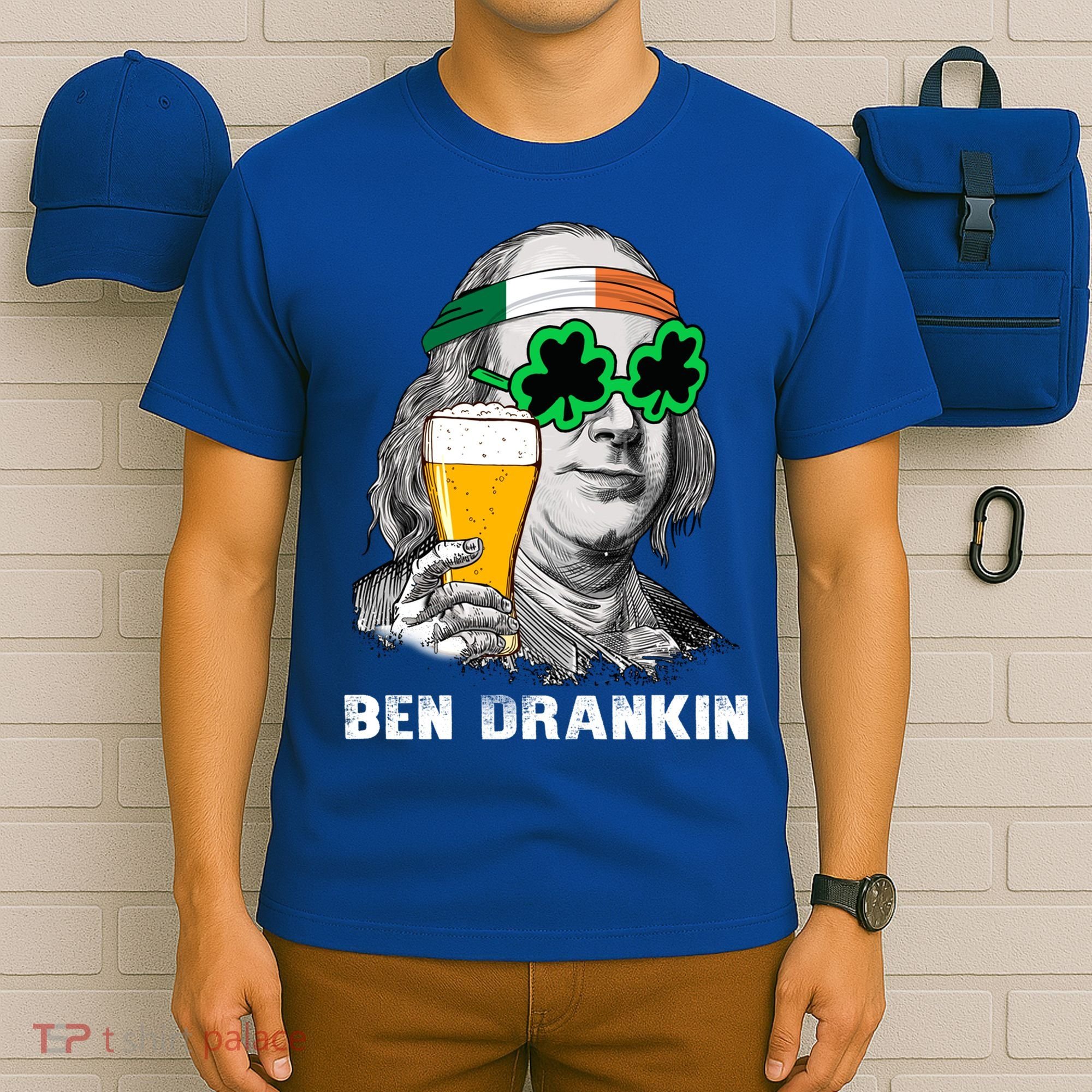 Retro Ben Drankin Beer Holiday Gift St Patricks Day Gift T-Shirt