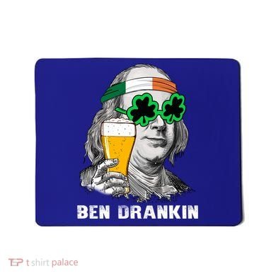 Retro Ben Drankin Beer Holiday Gift St Patricks Day Gift Mousepad