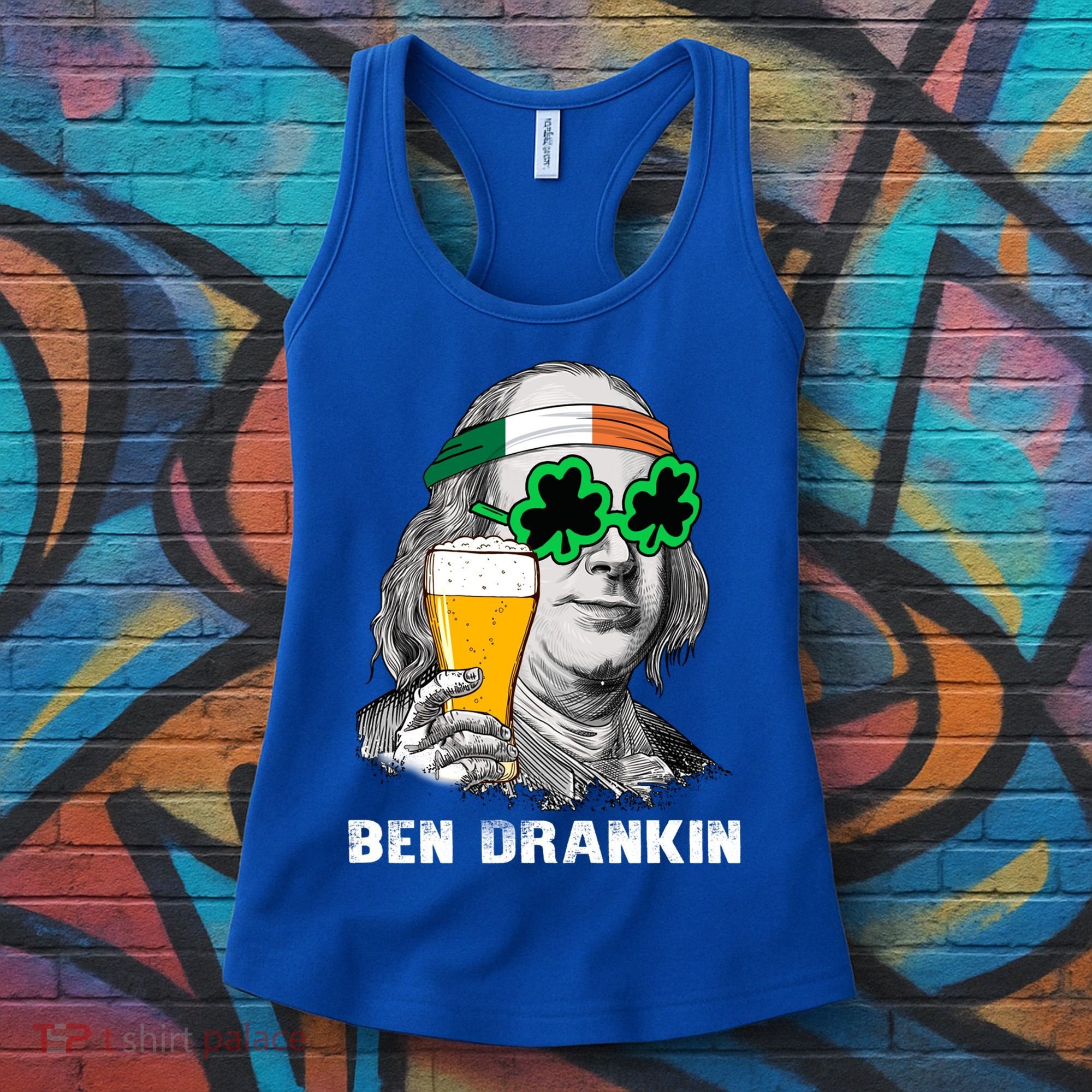Retro Ben Drankin Beer Holiday Gift St Patricks Day Gift Women's Tank Top