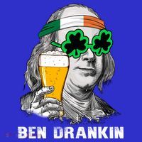 Retro Ben Drankin Beer Holiday Gift St Patricks Day Gift Visor thumb 3
