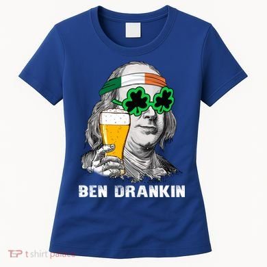 Retro Ben Drankin Beer Holiday Gift St Patricks Day Gift Women's T-Shirt