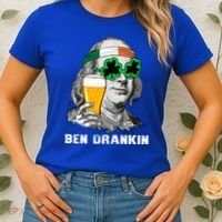 Retro Ben Drankin Beer Holiday Gift St Patricks Day Gift Women's T-Shirt thumb 2