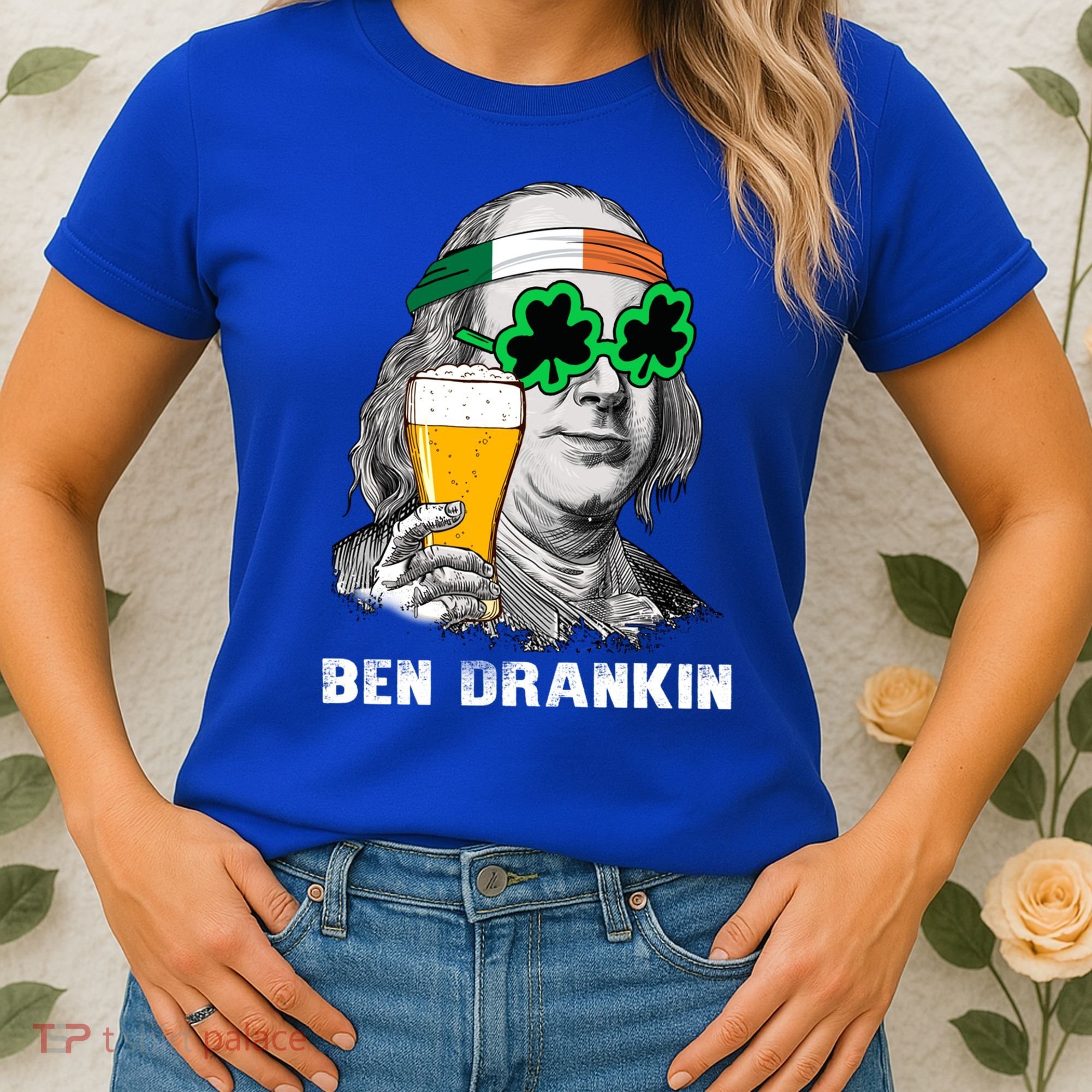 Retro Ben Drankin Beer Holiday Gift St Patricks Day Gift Women's T-Shirt