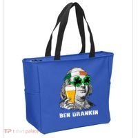 Retro Ben Drankin Beer Holiday Gift St Patricks Day Gift Tote Bag thumb 2