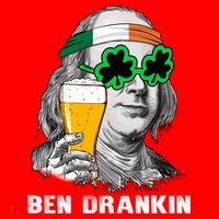 Retro Ben Drankin Beer Holiday Gift St Patricks Day Gift Santa Hat thumb 1