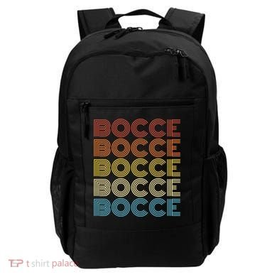Retro Bocce Design For Bocce Ball Lover Bocci Player Gift Backpack