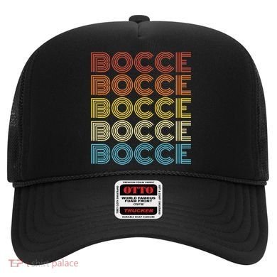Retro Bocce Design For Bocce Ball Lover Bocci Player Gift Hat