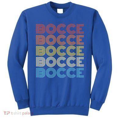 Retro Bocce Design For Bocce Ball Lover Bocci Player Gift Sweatshirt